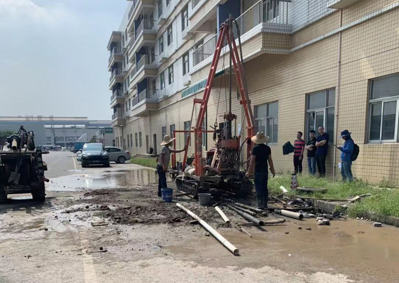 廣碧環(huán)保順德容桂寶供物流城 場地調查項目施工現(xiàn)場